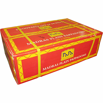 Papa Madras Plain Poppadoms-60x250g02